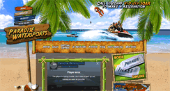 Desktop Screenshot of paradise-watersports.com